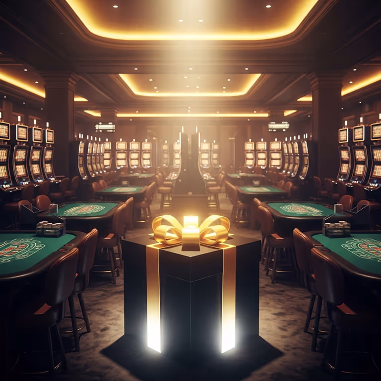 Rainbet Casino featuring a roulette wheel surrounded by coins and a glowing light.